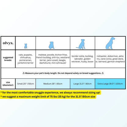 cozy cocoon - pet bed